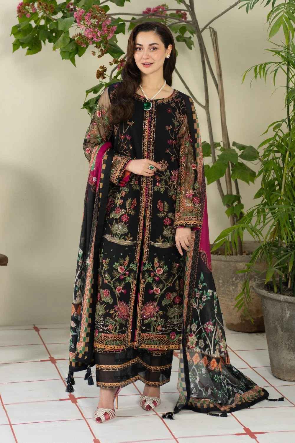 MARYUM N MARIA 3 Pc  Emb