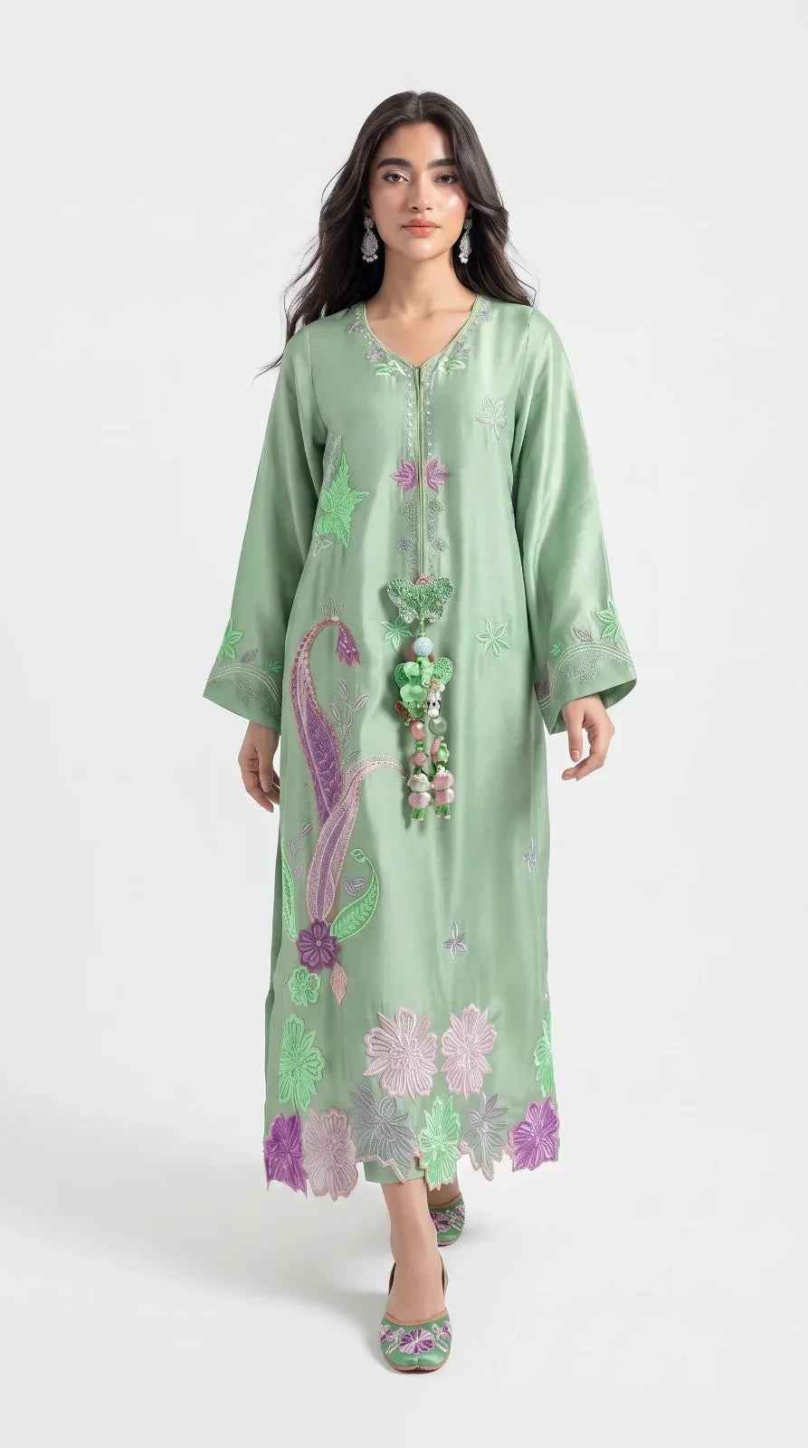 LAAM 2 Pc Emb Silk