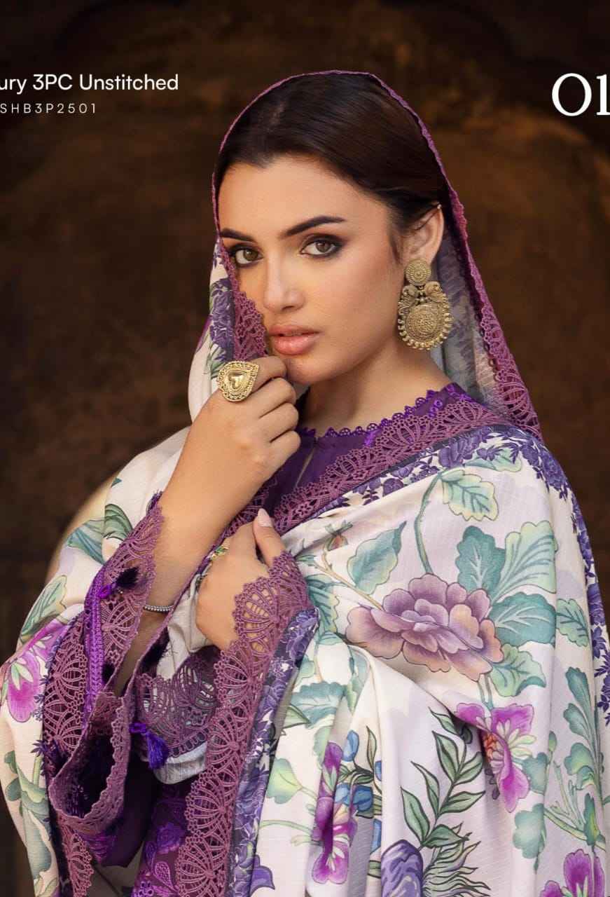 SHAH BANO BY Gull JEE 3 Pc Emb